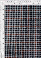 KNT4211 BLACK/RUST BODYSUIT DOUBLE KNIT DRESS JACQUARD PANTS PLAID POLYESTER RAYON SKIRTS SOLID-B SPANDEX STRETCH TUNICS YARN DYED
