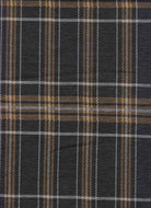 KNT4226 BLACK/MUSTARD JACQUARD KNIT PANTS PLAID POLYESTER RAYON SKIRTS SOLID SPANDEX STRETCH TUNICS YARN DYED