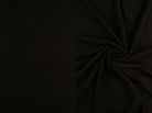 KNT4349 BLACK DRESS FLEECE KNIT NO-PRINT OUTERWEAR POLYESTER RAYON SOLID SPANDEX STRETCH SWEATER SWEATSHIRT TOPS TUNICS