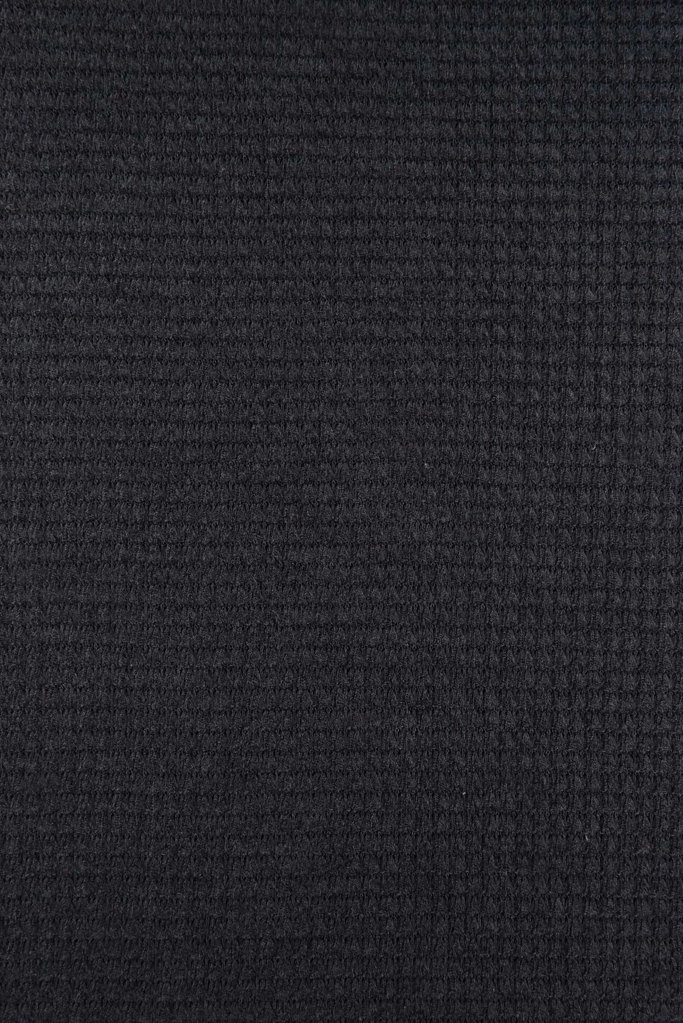 KNT4190 CHARCOAL ACTIVEWEAR BOTTOMS CAMI DRESS KNIT LOUNGEWEAR NO-PRINT POLYESTER RAYON SOLID SPANDEX STRETCH SWEATER TOPS TUNICS WAFFLE