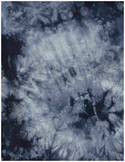 KNT3998 INDIGO KNIT RAYON SOLID-B SPANDEX STRETCH TIE-DYE