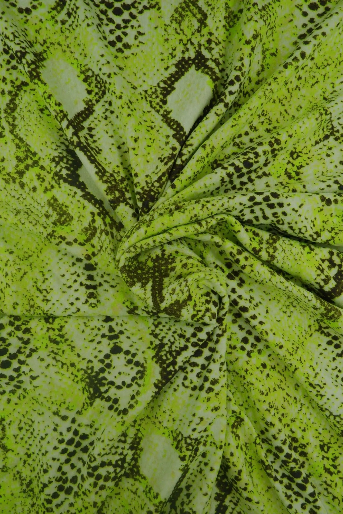 KNT2100-MS00517 LIME NEON BIKER SHORTS BLOUSE BODYSUIT CAMI DRESS DTY BRUSHED GREEN KNIT LOUNGEWEAR PANTS POLYESTER PRINT SKIRTS SNAKE SPANDEX STRETCH T-SHIRT TOPS TUNICS