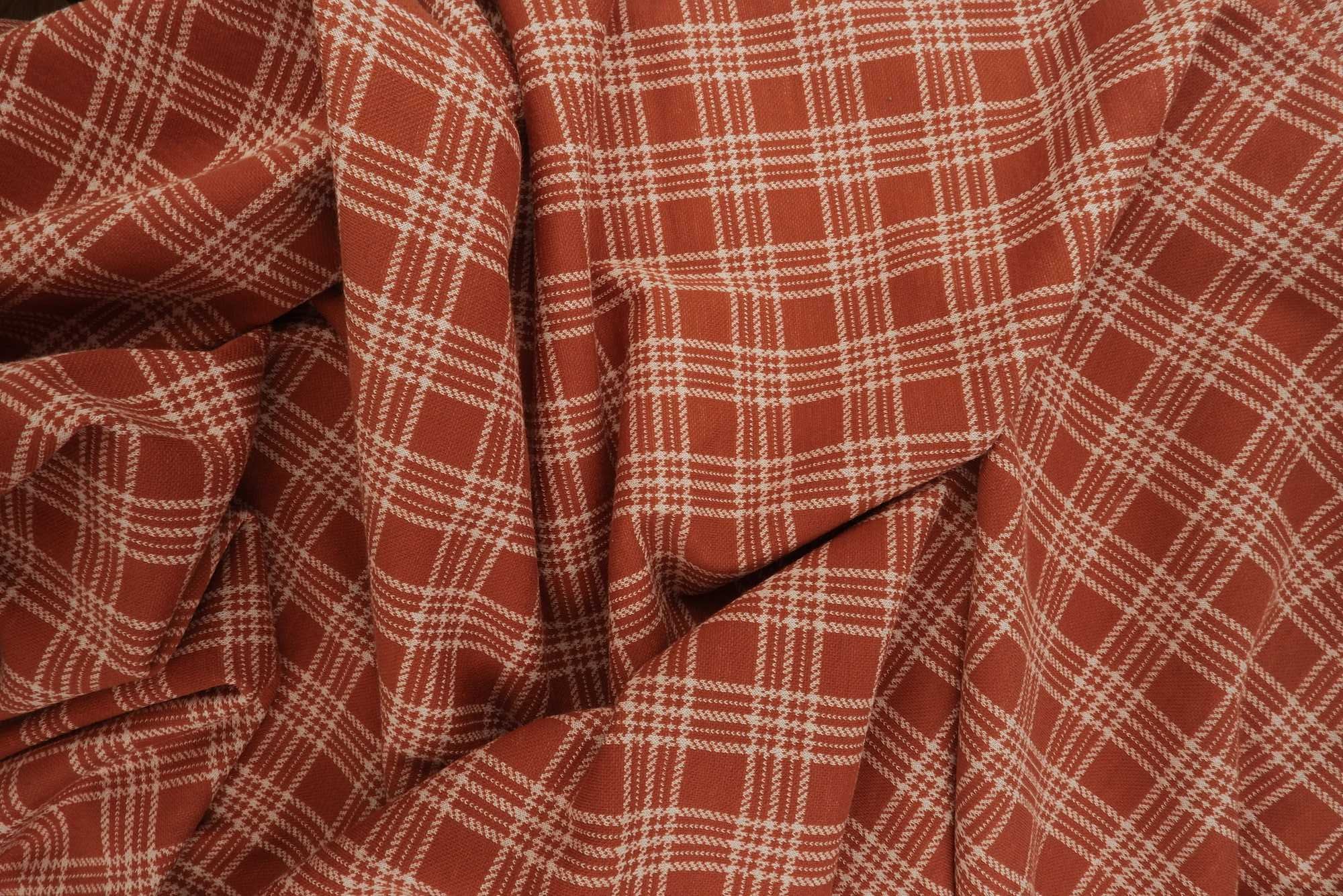 KNT3911 RUST BIKER SHORTS BODYSUIT DOUBLE KNIT DRESS JACQUARD PANTS PLAID POLYESTER RAYON SKIRTS SOLID-B SPANDEX STRETCH TOPS TUNICS YARN DYED