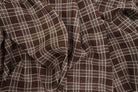 KNT3911 BROWN BIKER SHORTS BODYSUIT DOUBLE KNIT DRESS JACQUARD PANTS PLAID POLYESTER RAYON SKIRTS SOLID-B SPANDEX STRETCH TOPS TUNICS YARN DYED