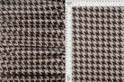 KNT4142 WHITE/BROWN DK BODYSUIT DRESS HERRINGBONE HOUNDSTOOTH JACQUARD KNIT PANTS POLYESTER SKIRTS SOLID-B SPANDEX STRETCH TUNICS YARN DYED