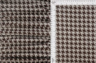 KNT4142 WHITE/BROWN DK BODYSUIT DRESS HERRINGBONE HOUNDSTOOTH JACQUARD KNIT PANTS POLYESTER SKIRTS SOLID-B SPANDEX STRETCH TUNICS YARN DYED