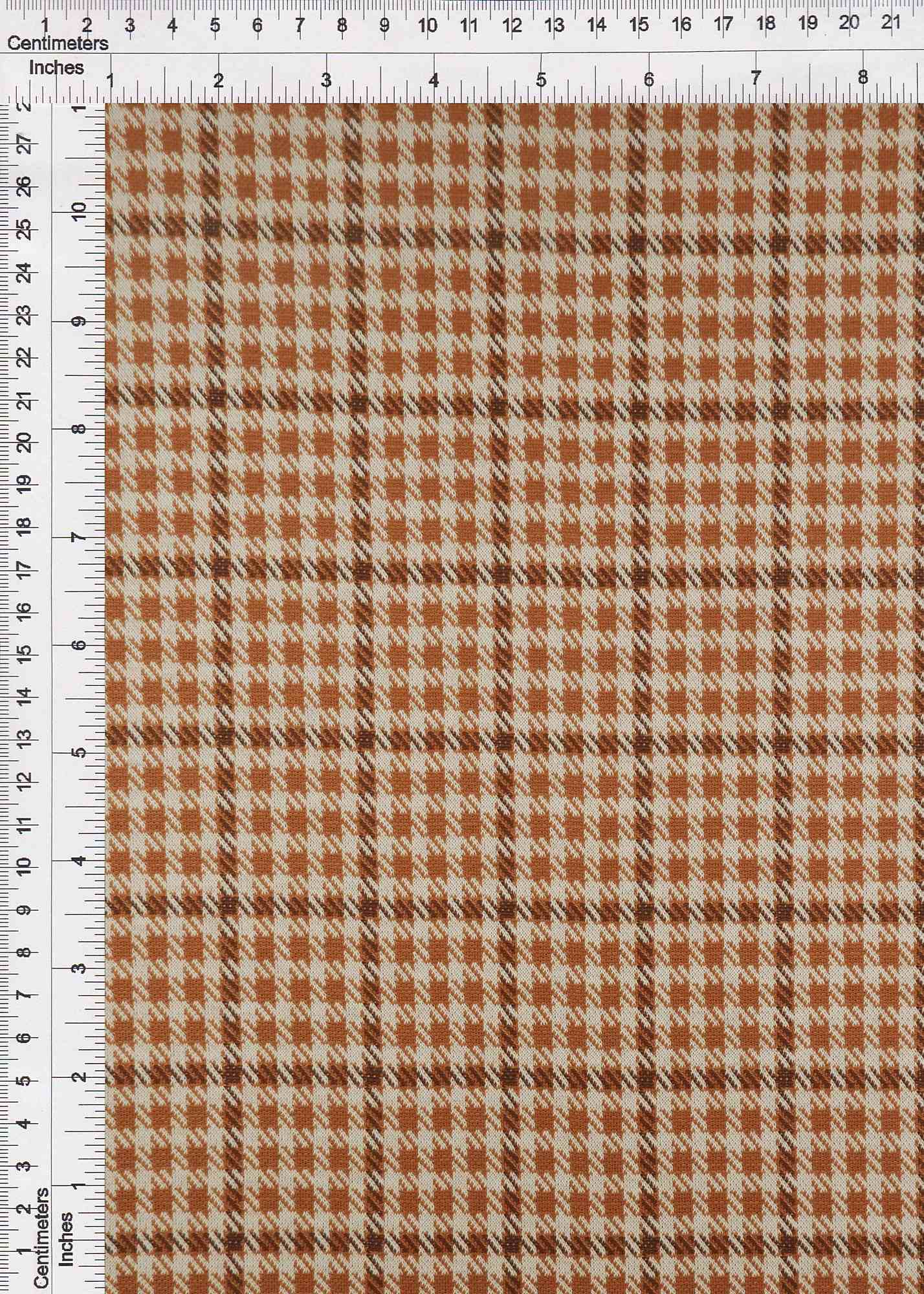 KNT4211 RUST/BROWN BODYSUIT DOUBLE KNIT DRESS JACQUARD PANTS PLAID POLYESTER RAYON SKIRTS SOLID-B SPANDEX STRETCH TUNICS YARN DYED
