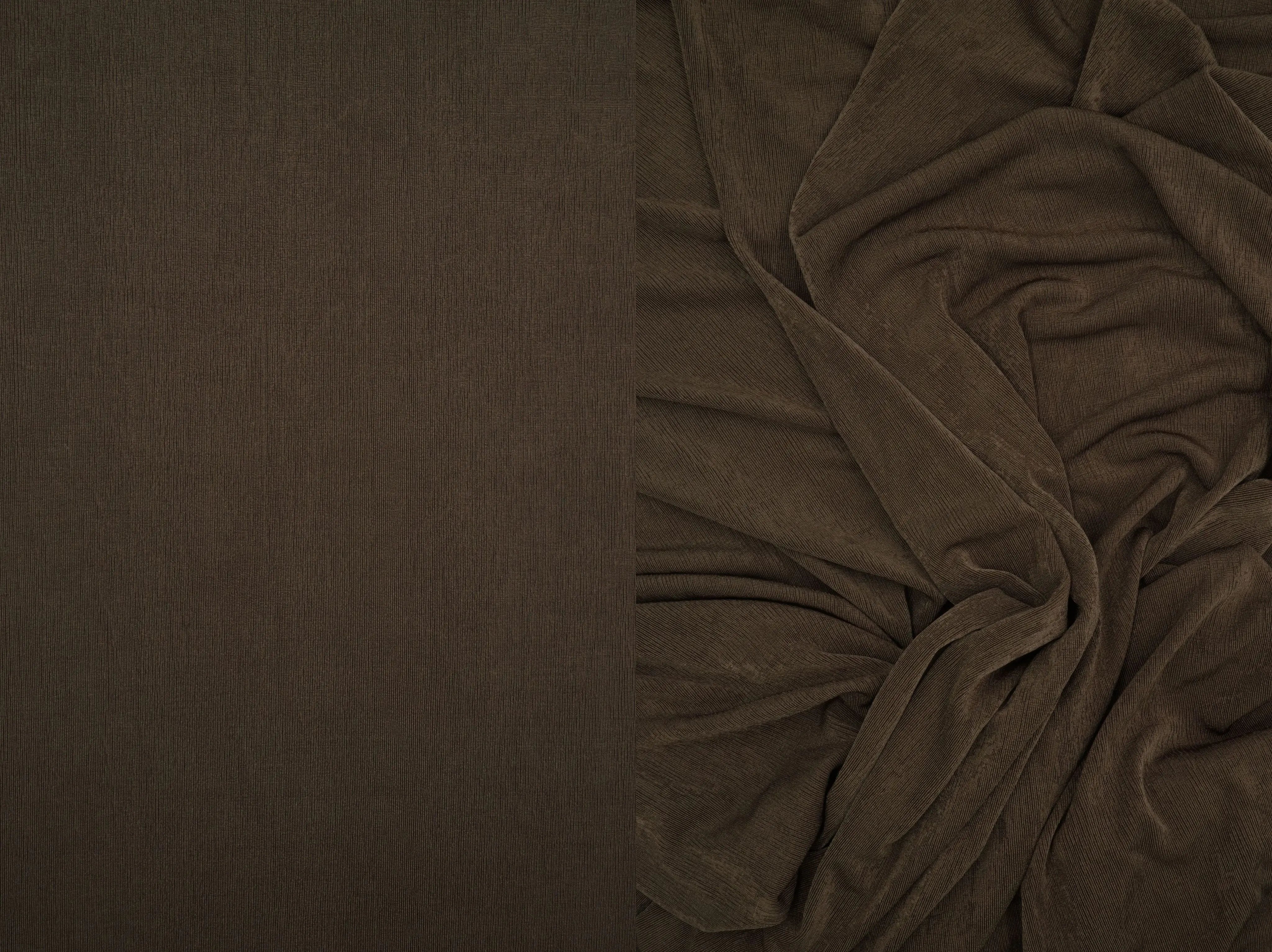 KNT3963 CAPPUCCINO BODYSUIT BOTTOMS BROWN CAMI DRESS KNIT LOUNGEWEAR NO-PRINT PANTS POLYESTER RIBBED 1X1 SLINKY SOLID SPANDEX STRETCH T-SHIRT TOPS TUNICS