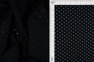 KNT4448 BLACK BLOUSE BOTTOMS CAMI DRESS EYELET JACQUARD KNIT NO-PRINT OUTERWEAR PANTS POLYESTER SKIRTS SOLID SPANDEX STRETCH T-SHIRT TOPS TUNICS