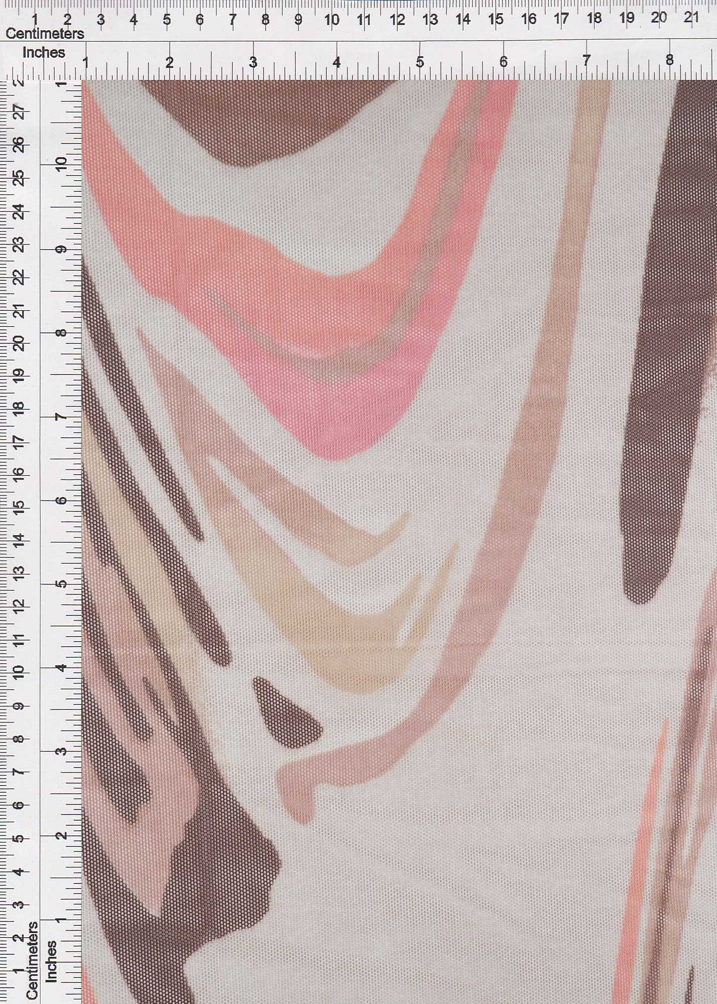 MESH-Q11036 IVORY/BLUSH ABSTRACT BLACK BLOUSE BODYSUIT BROWN CAMI FLOCKING GOLD LOUNGEWEAR MESH PINK POLYESTER PRINT RED SPANDEX STRETCH TOPS TUNICS WHITE