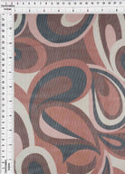 MESH-SE80904 BROWN CLAY BLACK BLOUSE BODYSUIT BROWN CAMI FLOCKING GEOMETRIC LOUNGEWEAR MESH PAISLEY PINK POLYESTER PRINT RETRO SPANDEX STRETCH TOPS TUNICS WHITE