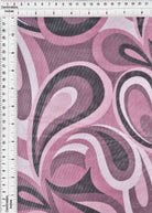 MESH-SE80904 DUSTY MAUVE BLACK BLOUSE BODYSUIT CAMI FLOCKING GEOMETRIC GREY LOUNGEWEAR MESH PAISLEY PINK POLYESTER PRINT RETRO SPANDEX STRETCH TOPS TUNICS VIOLET WHITE