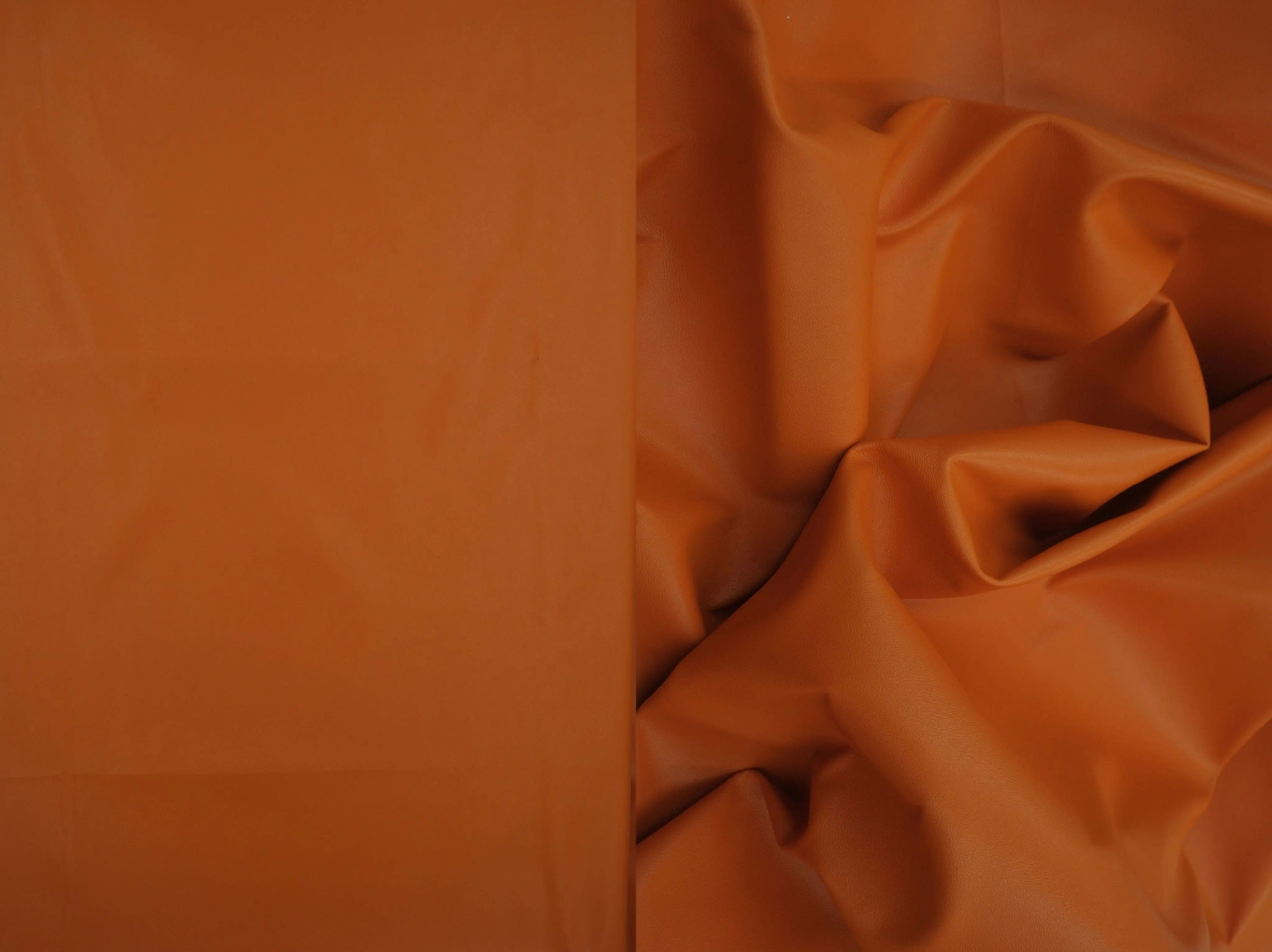 PU4218 ORANGE BURNT BODYSUIT BOTTOMS CAMI DRESS KNIT LEATHER NO-PRINT OUTERWEAR PANTS POLYESTER SKIRTS SOLID STRETCH TOPS
