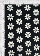 KNT1389-Q20302 BLK/IVORY ACTIVEWEAR BIKER SHORTS BLACK BODYSUIT BOTTOMS CAMI DRESS DTY FLORAL FLOWER IVORY KNIT LOUNGEWEAR PANTS POLYESTER PRINT SKIRTS SPANDEX STRETCH T-SHIRT TOPS TUNICS