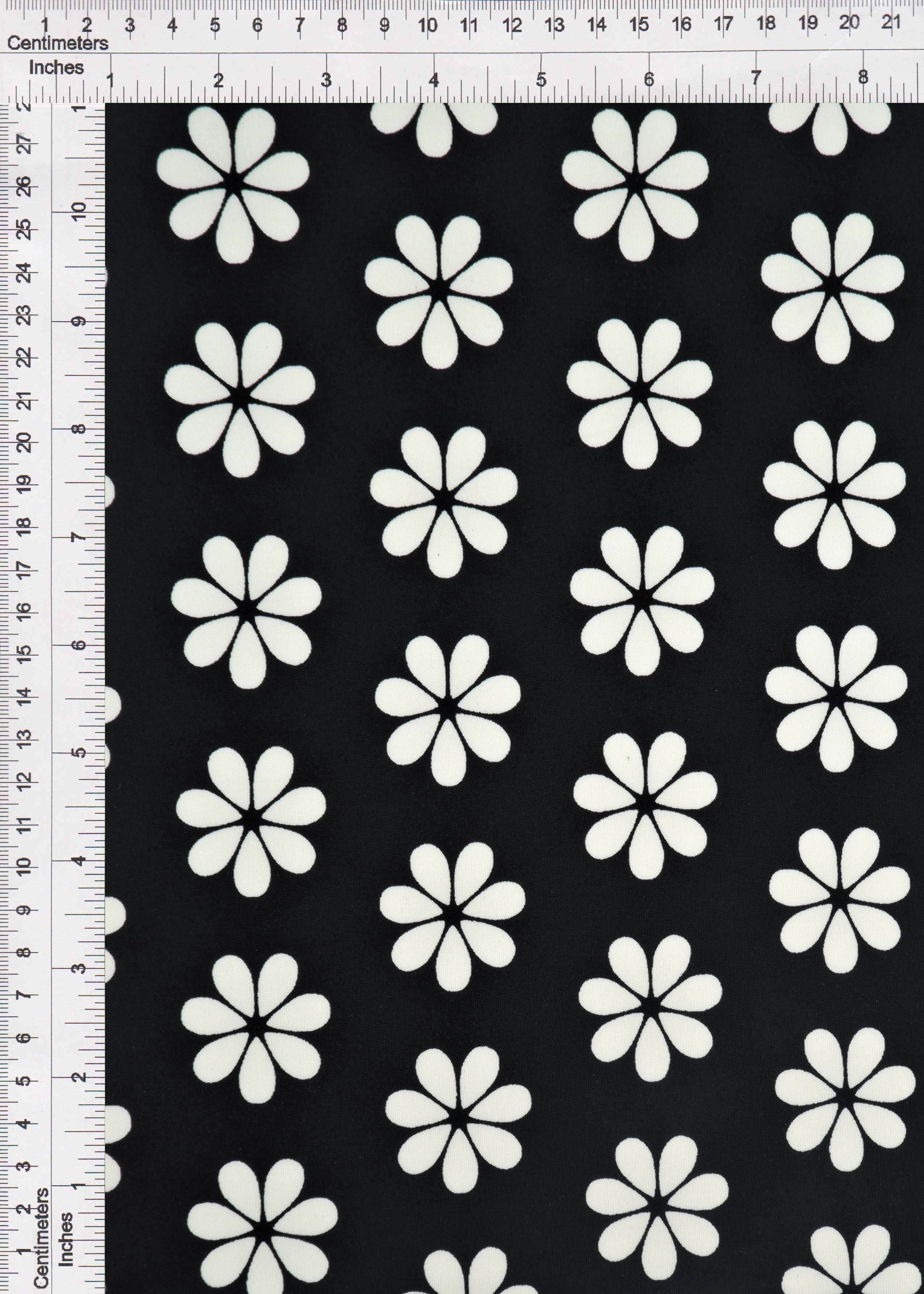 KNT1389-Q20302 BLK/IVORY ACTIVEWEAR BIKER SHORTS BLACK BODYSUIT BOTTOMS CAMI DRESS DTY FLORAL FLOWER IVORY KNIT LOUNGEWEAR PANTS POLYESTER PRINT SKIRTS SPANDEX STRETCH T-SHIRT TOPS TUNICS