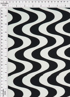 KNT1389-Q20310 BLK/WHT ACTIVEWEAR BIKER SHORTS BLACK BODYSUIT BOTTOMS CAMI DRESS DTY GEOMETRIC KNIT LOUNGEWEAR PANTS POLYESTER PRINT SKIRTS SPANDEX STRETCH T-SHIRT TOPS TUNICS WHITE