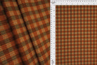 KNT3422-MS00203 BROWN/RUST BODYSUIT BOTTOMS BROWN CAMI CHECKERED DRESS GINGHAM KNIT LOUNGEWEAR ORANGE PANTS POLYESTER PRINT RIBBED RUST SKIRTS SPANDEX STRETCH T-SHIRT TOPS TUNICS