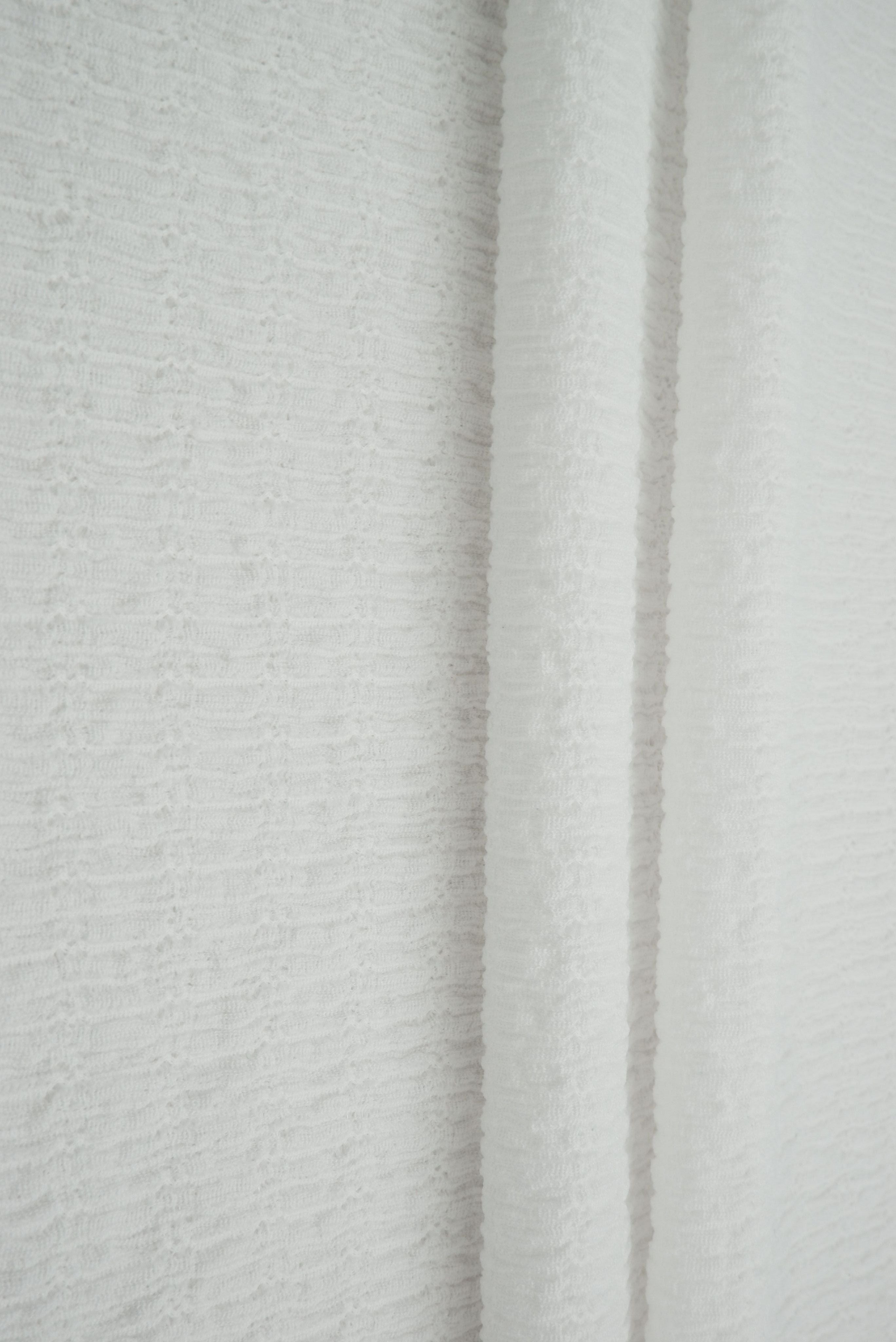 KNT4455 IVORY BODYSUIT BOTTOMS CAMI CRINKLE DRESS JERSEY KNIT LOUNGEWEAR NO-PRINT POLYESTER SKIRTS SOLID SPANDEX STRETCH TOPS