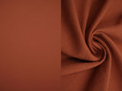 JACQ-3181 CLAY RUST BOTTOMS DRESS JACQUARD KNIT LIVERPOOL NO-PRINT OUTERWEAR PANTS POLYESTER SKIRTS SOLID SPANDEX STRETCH SWEATER TOPS