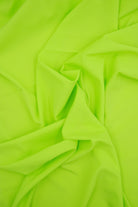 CRP1427 LIME GREEN NEON NO-PRINT PEACH SKIN POLYESTER SOLID SPANDEX SUBLIMATION WOVEN