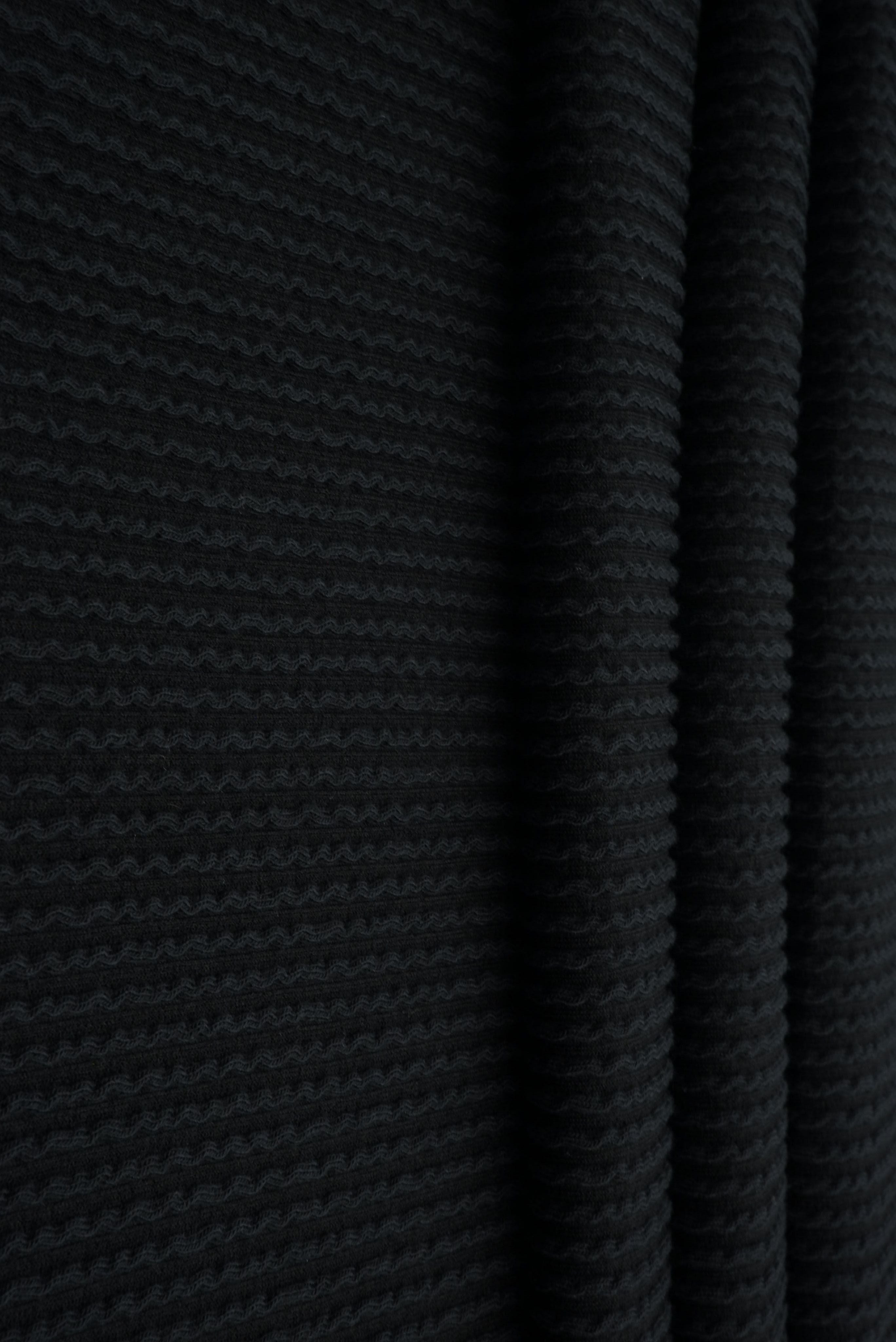 KNT4463 BLACK BLACK BODYSUIT BOTTOMS CAMI DOUBLE KNIT DRESS JACQUARD LOUNGEWEAR NO-PRINT PANTS POLYESTER RAYON RIB SOLID SPANDEX STRETCH SWEATER T-SHIRT URBAN