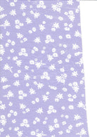 KNT2100-MS10217 LAVENDER FLOWER BIKER SHORTS BLOUSE BODYSUIT BOTTOMS CAMI DITSY DRESS DTY BRUSHED FLORAL KNIT LAVANDER LOUNGEWEAR PANTS POLYESTER PRINT SPANDEX STRETCH T-SHIRT TOPS TUNICS