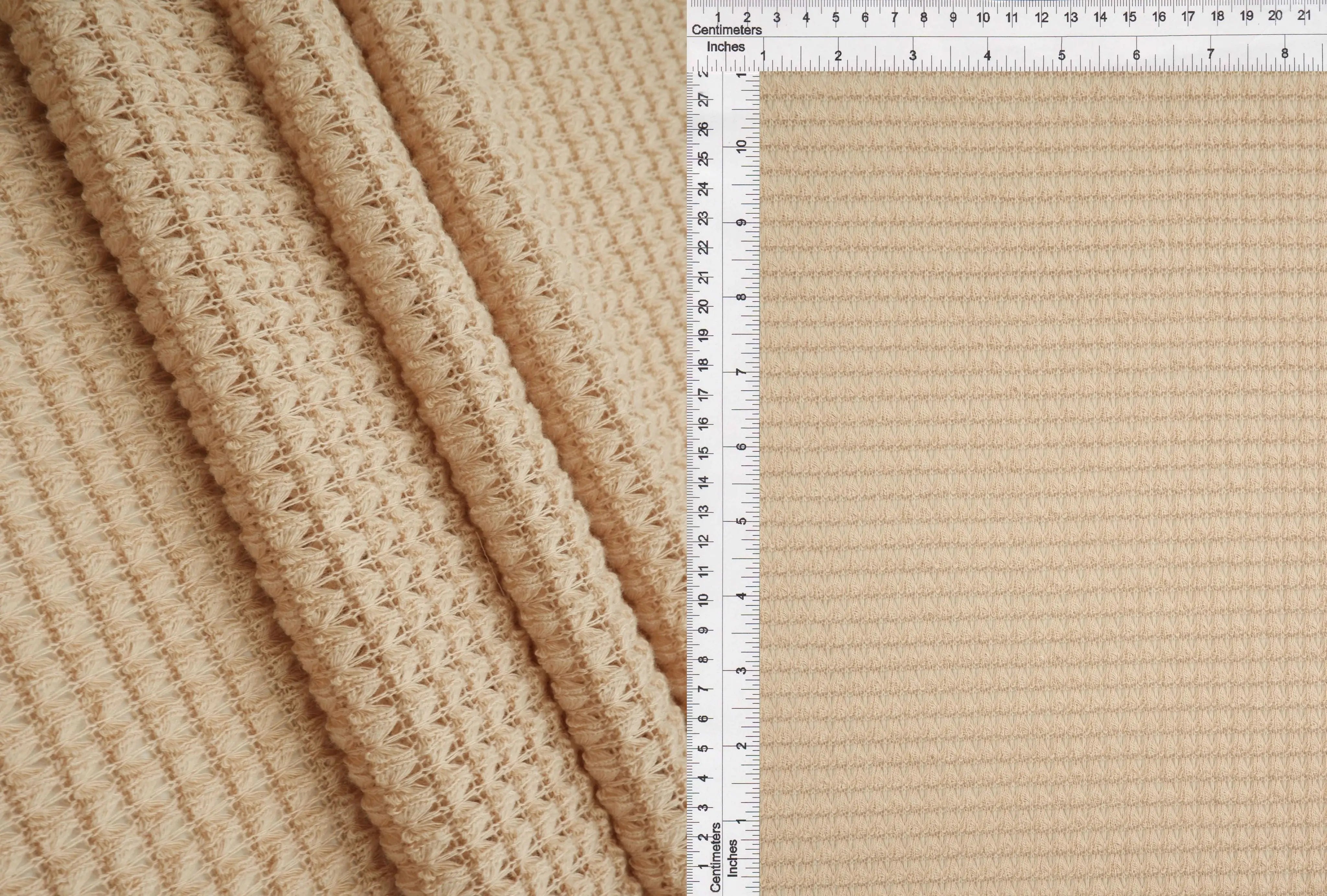 KNT4190 TAUPE ACTIVEWEAR BOTTOMS CAMI DRESS KNIT LOUNGEWEAR NO-PRINT POLYESTER RAYON SOLID SPANDEX STRETCH SWEATER TOPS TUNICS WAFFLE