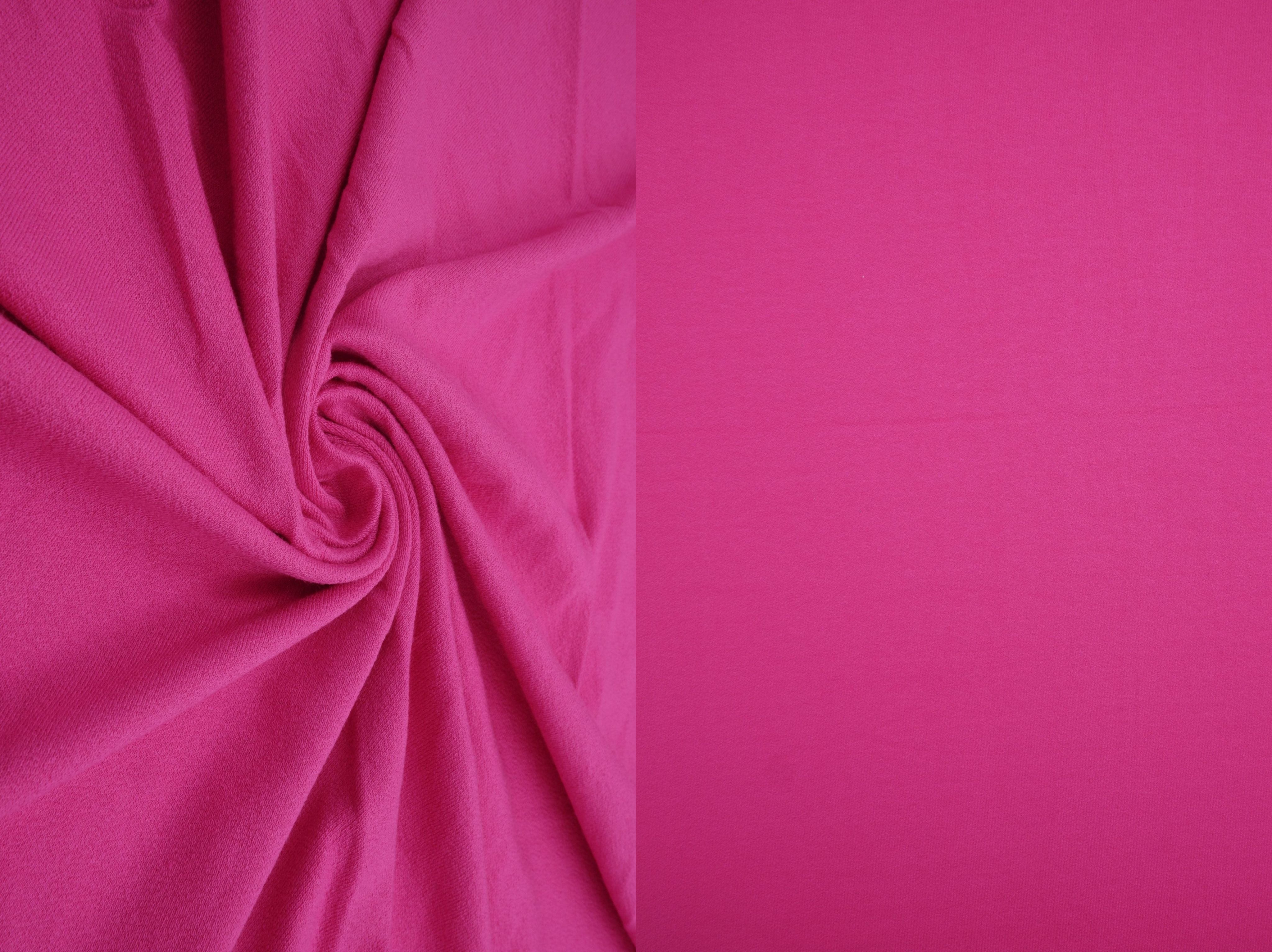 KNT4465 HOT FUSCHIA BLOUSE BOTTOMS CAMI CREPE DRESS KNIT NO-PRINT OUTERWEAR PANTS RAYON SKIRTS SOLID-B SPANDEX STRETCH T-SHIRT TOPS TUNICS VISCOSE