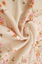 POP4178-MS10160 SAND FLOWER AIRFLOW BLOUSE BODYSUIT BOTTOMS BROWN CAMI CEY DITSY DRESS FLORAL LOUNGEWEAR PANTS PINK POLYESTER PRINT SKIRTS SUBLIMATION TOPS WHITE WOVEN