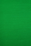 KNT3696 -GREEN KELLY  PLEATED, SOLID-B KNIT