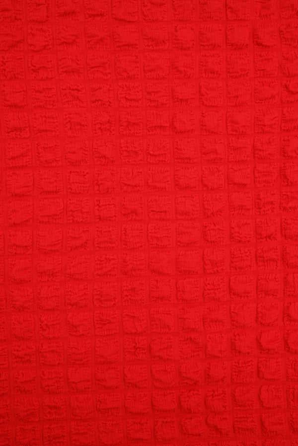 CRP4461 -RED  SOLID, SOLID-B WOVEN