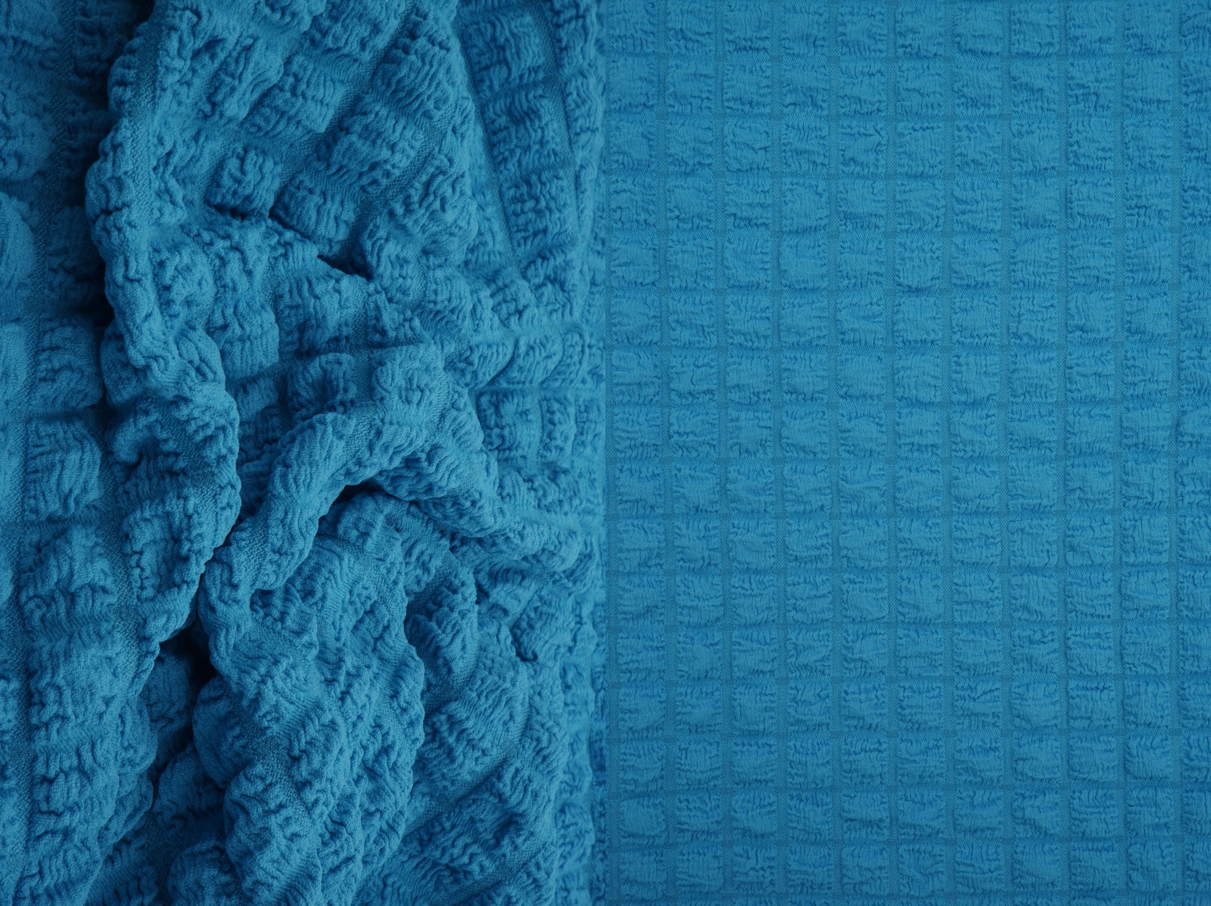 CRP4461 BLUE JEWEL BLOUSE BLUE BODYSUIT BOTTOMS CAMI DRESS JACQUARD NO-PRINT NON STRETCH PANTS POLYESTER SKIRTS SOLID SPANDEX TOPS TUNICS WOVEN