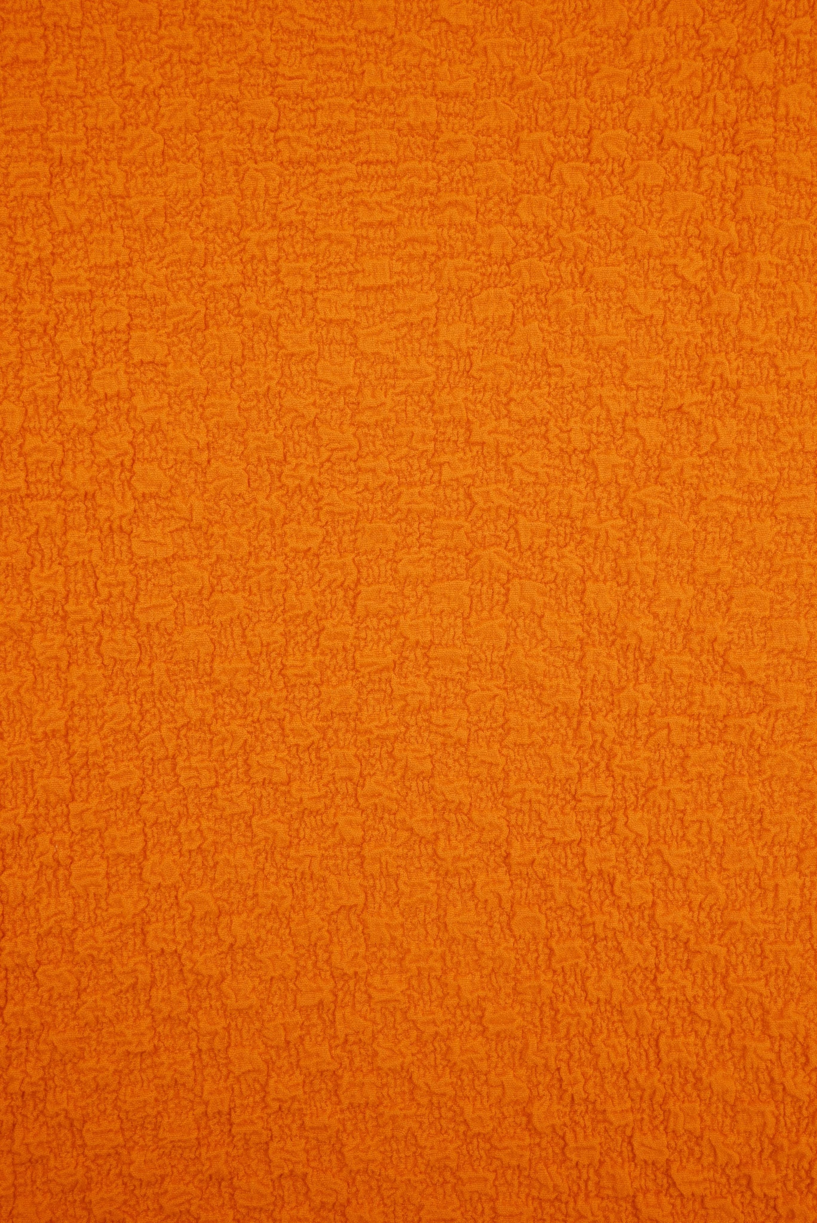 JACQ-4477 ORANGE BOTTOMS DRESS GEOMETRIC JACQUARD KNIT LIVERPOOL NO-PRINT ORANGE OUTERWEAR PANTS POLYESTER SKIRTS SOLID SPANDEX STRETCH SWEATER TOPS