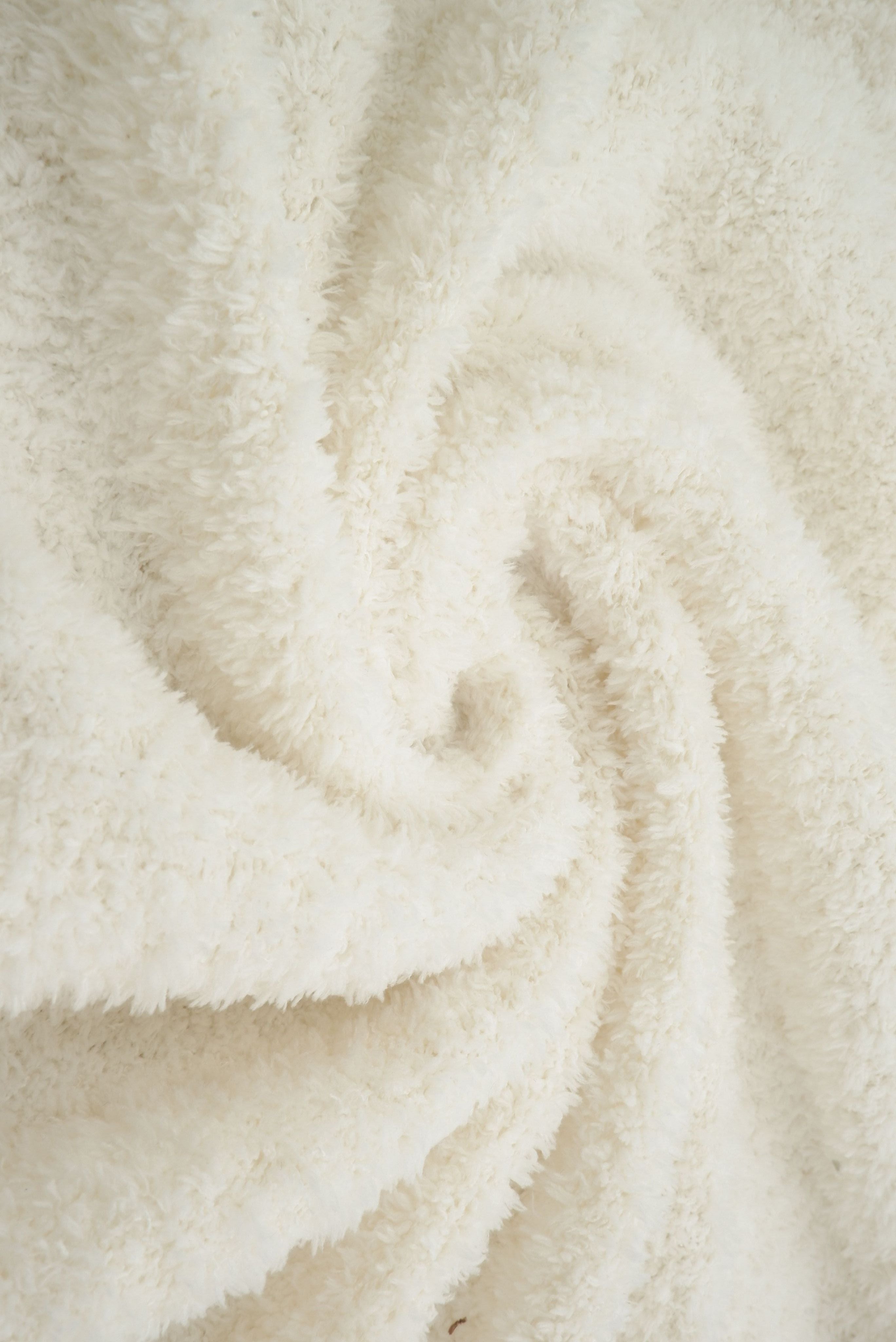 KNT4487 CREAM ACTIVEWEAR BOTTOMS CREAM KNIT LOUNGEWEAR NO-PRINT OUTERWEAR POLYESTER SOLID SPANDEX STRETCH SWEATER