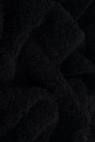 KNT4487 BLACK ACTIVEWEAR BLACK BOTTOMS KNIT LOUNGEWEAR NO-PRINT OUTERWEAR POLYESTER SOLID SPANDEX STRETCH SWEATER