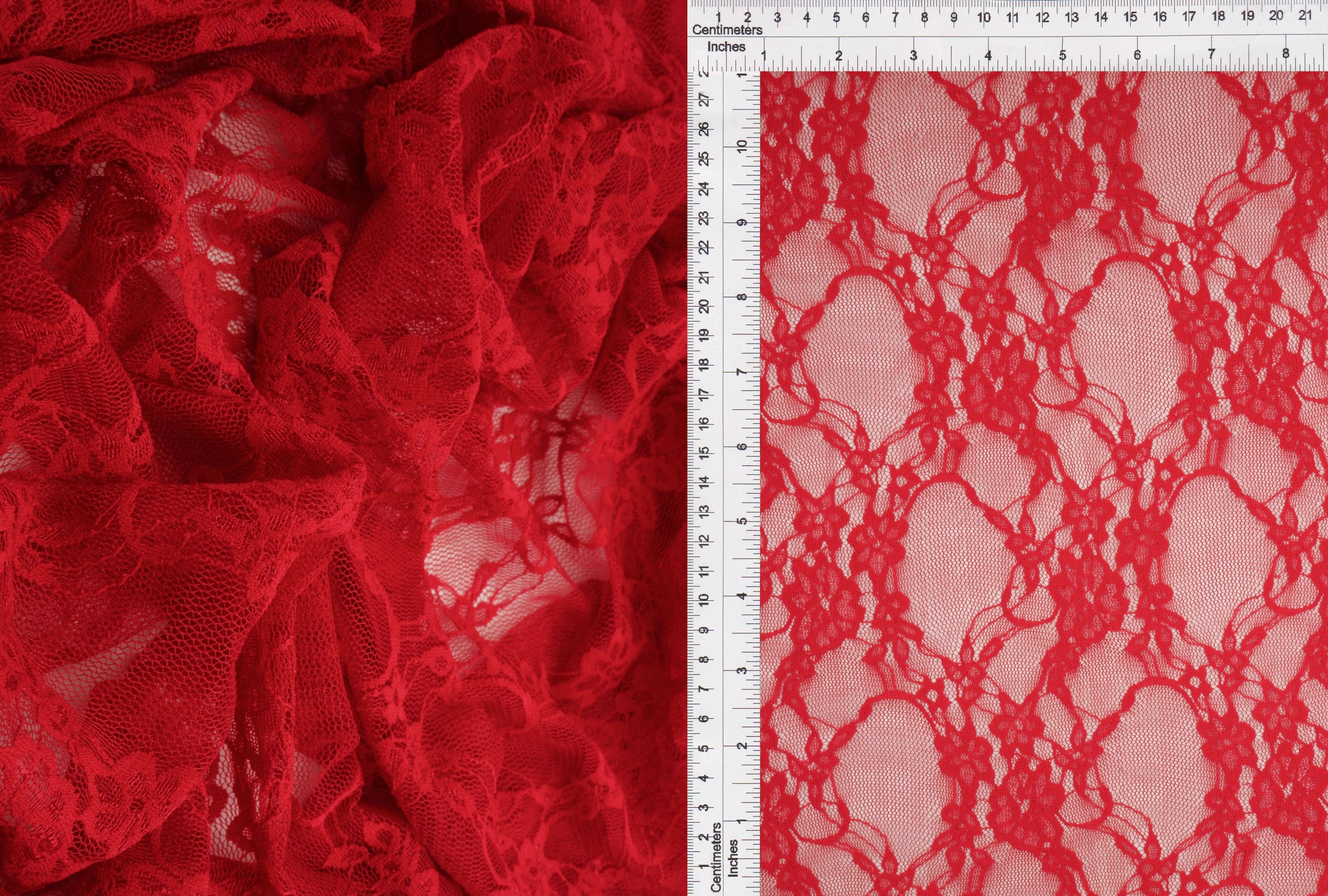 LACE-1483 RED BLOUSE BOTTOMS CAMI DRESS FLORAL LACE LOUNGEWEAR NYLON RED SKIRTS SOLID SPANDEX TOPS