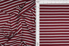 KNT4404 BURGUNDY/IVORY-R ACTIVEWEAR BLOUSE BOTTOMS CAMI CREPE DRESS KNIT OUTERWEAR PANTS POLYESTER RAYON SKIRTS SOLID SPANDEX STRETCH STRIPE TOPS TUNICS VISCOSE