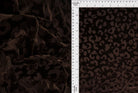 KNT3869-Q10720 BROWN ANIMAL BLOUSE BOTTOMS BURNOUT CAMI DRESS KNIT LOUNGEWEAR NYLON POLYESTER PRINT-B SPANDEX STRETCH TOPS VELVET