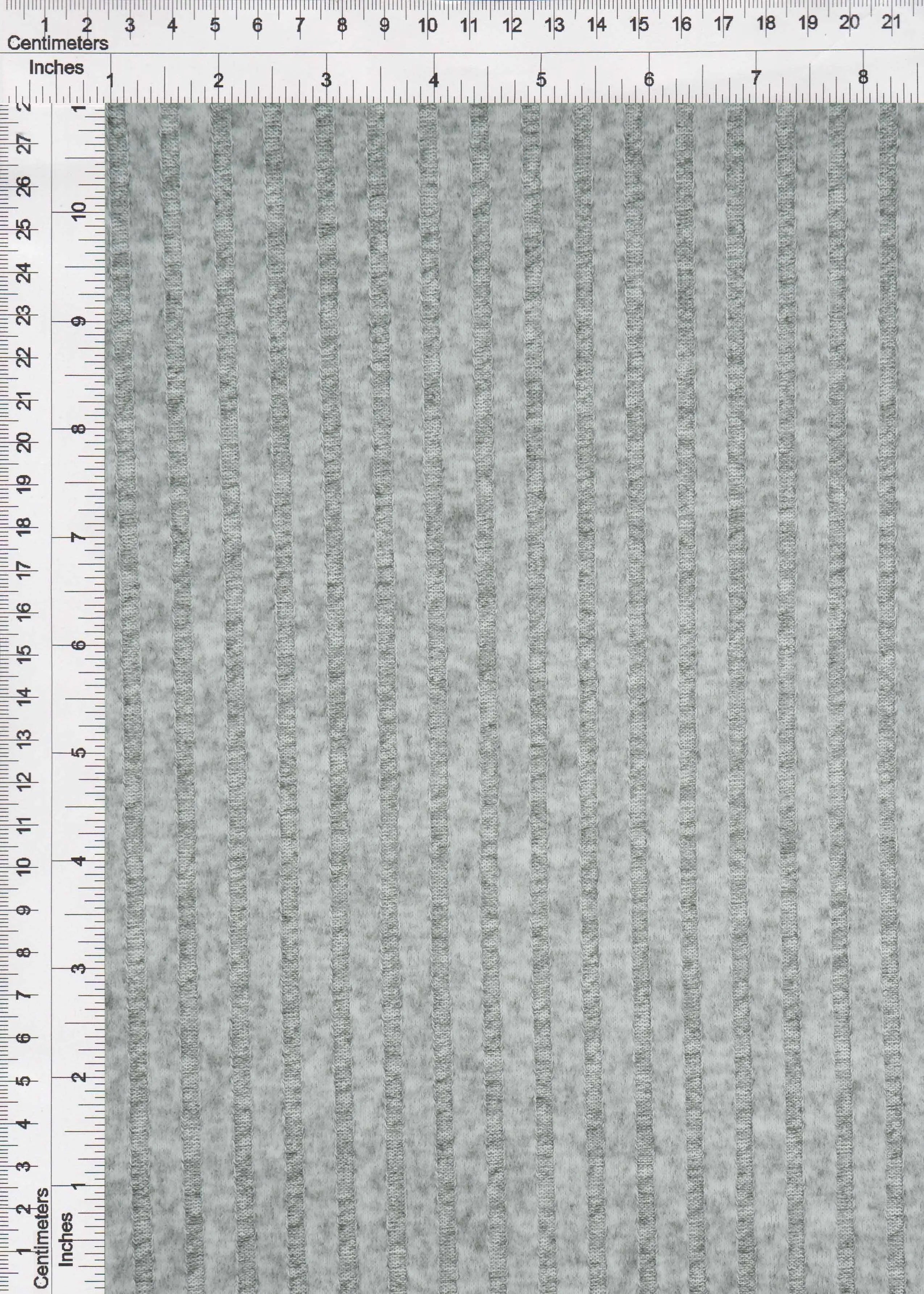 KNT4521 H.GREY BRUSHED CAMI HACCI KNIT NO-PRINT OUTERWEAR POLYESTER RIBBED 4X4 SOLID SPANDEX STRETCH SWEATER TOPS TUNICS