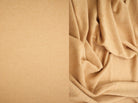 KNT4522 TAN BLOUSE BOTTOMS CAMI DRESS KNIT MODAL NO-PRINT OUTERWEAR PANTS POLYESTER RAYON SKIRTS SOLID SPANDEX STRETCH TOPS TUNICS