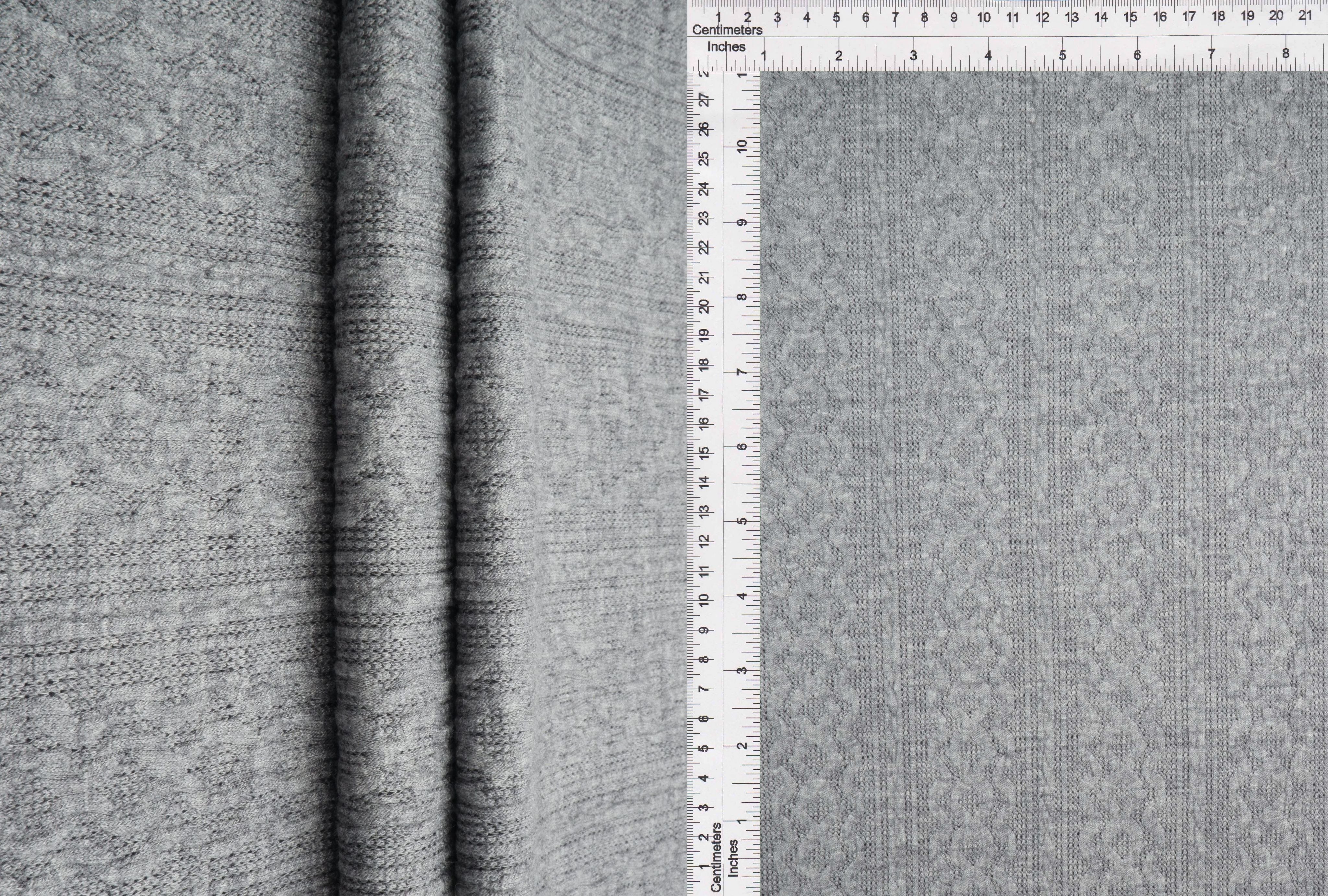Two-Tone Braid Jacquard Knit - JACQ-4528 - Fabric Selection WS