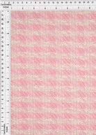 KNT4549 PINK BOTTOMS CHECKERED COTTON DRESS KNIT OUTERWEAR PANTS POLYESTER SKIRTS SPANDEX STRETCH TUNICS YARN DYED