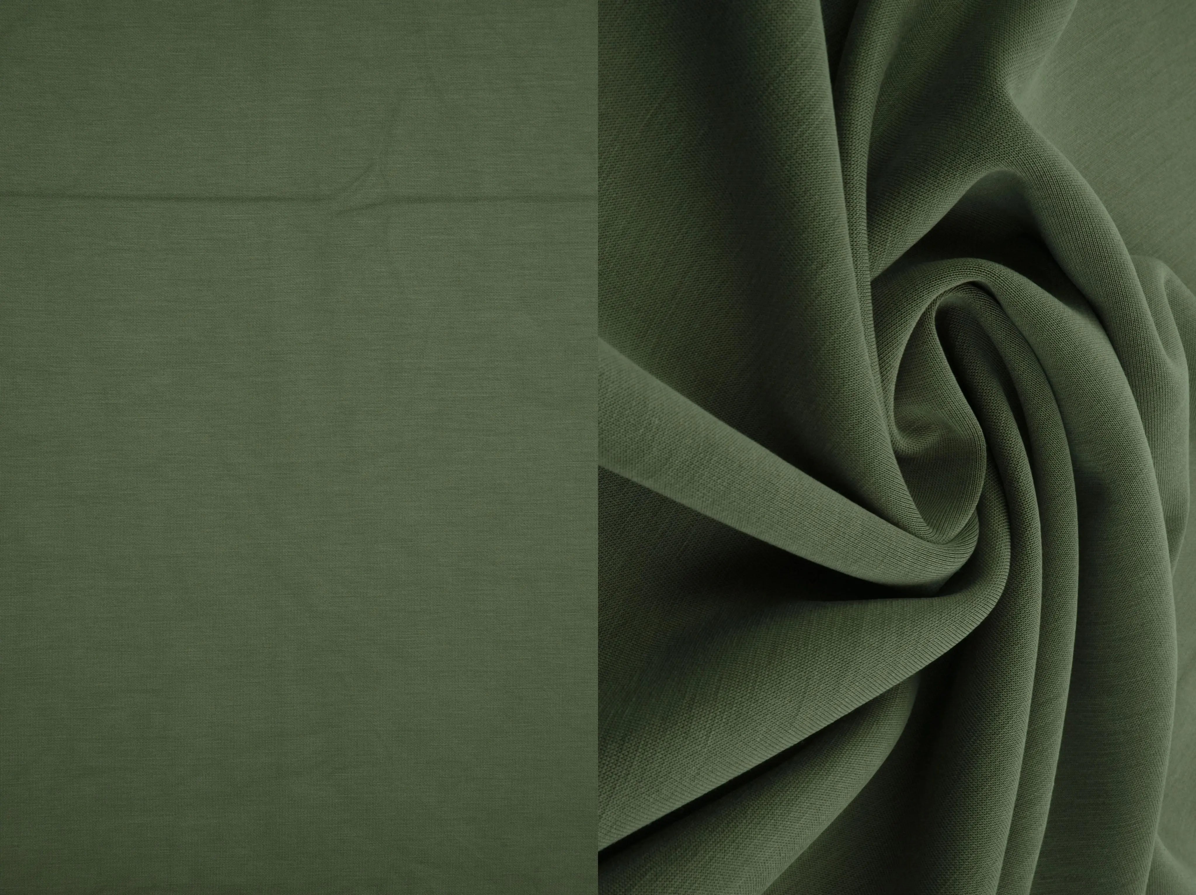 CUP-4602 OLIVE BOTTOMS DRESS GREEN KNIT MODAL NO-PRINT OUTERWEAR PANTS POLYESTER SCUBA SKIRTS SOLID SPANDEX STRETCH