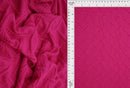 JACQ-4604 -MAGENTA  INTERLACED, SOLID KNIT