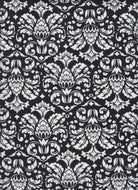 KNT4498-M11378B BLACK BODYSUIT BOTTOMS CAMI DAMASK DRESS KNIT POLYESTER PRINT SKIRTS SPANDEX STRETCH TOPS TUNICS