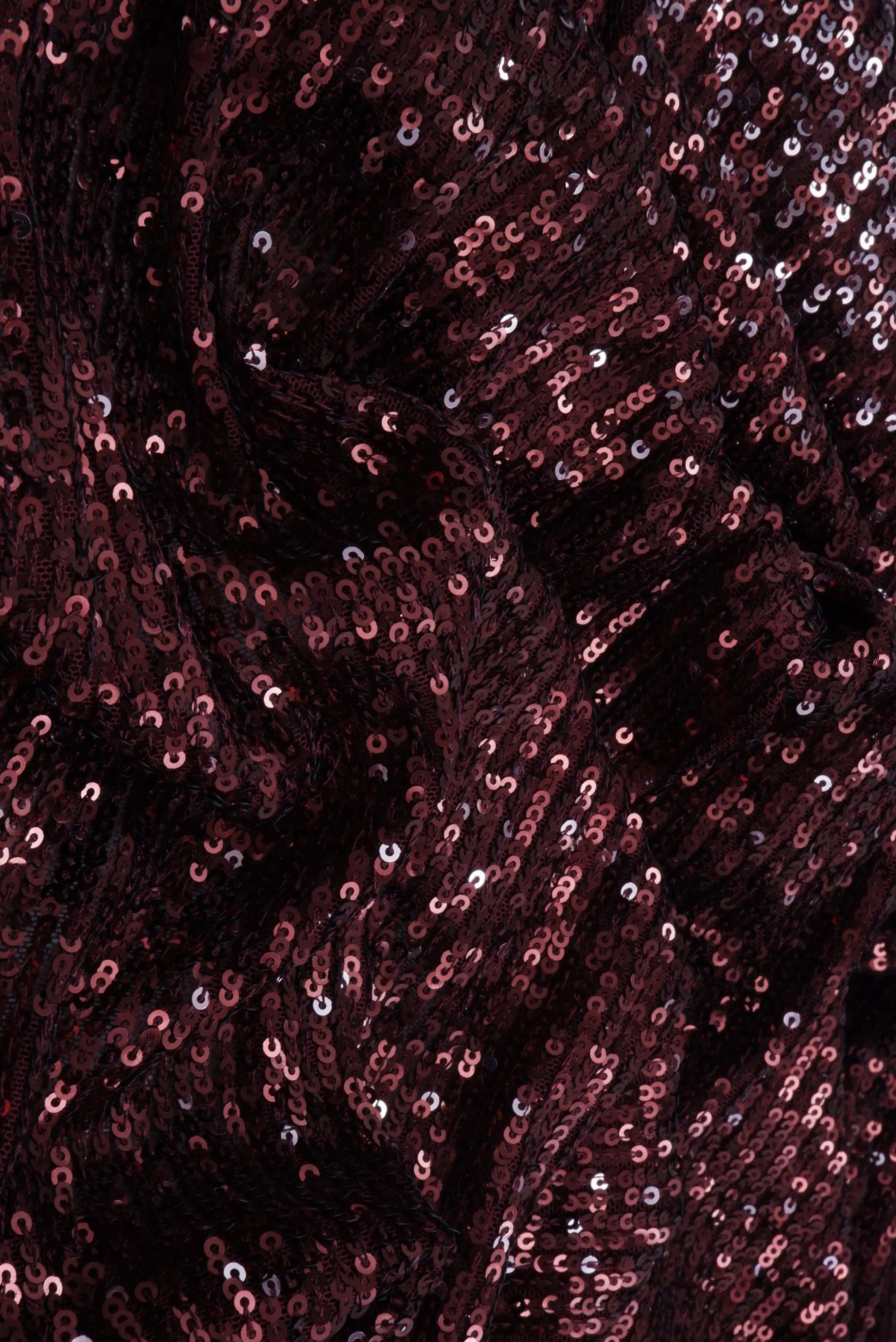KNC-33543 BURGUNDY BLOUSE DRESS EMBROIDERY KNIT POLYESTER SEQUINS SKIRTS SOLID SPANDEX TEXTURE TUNICS WINE