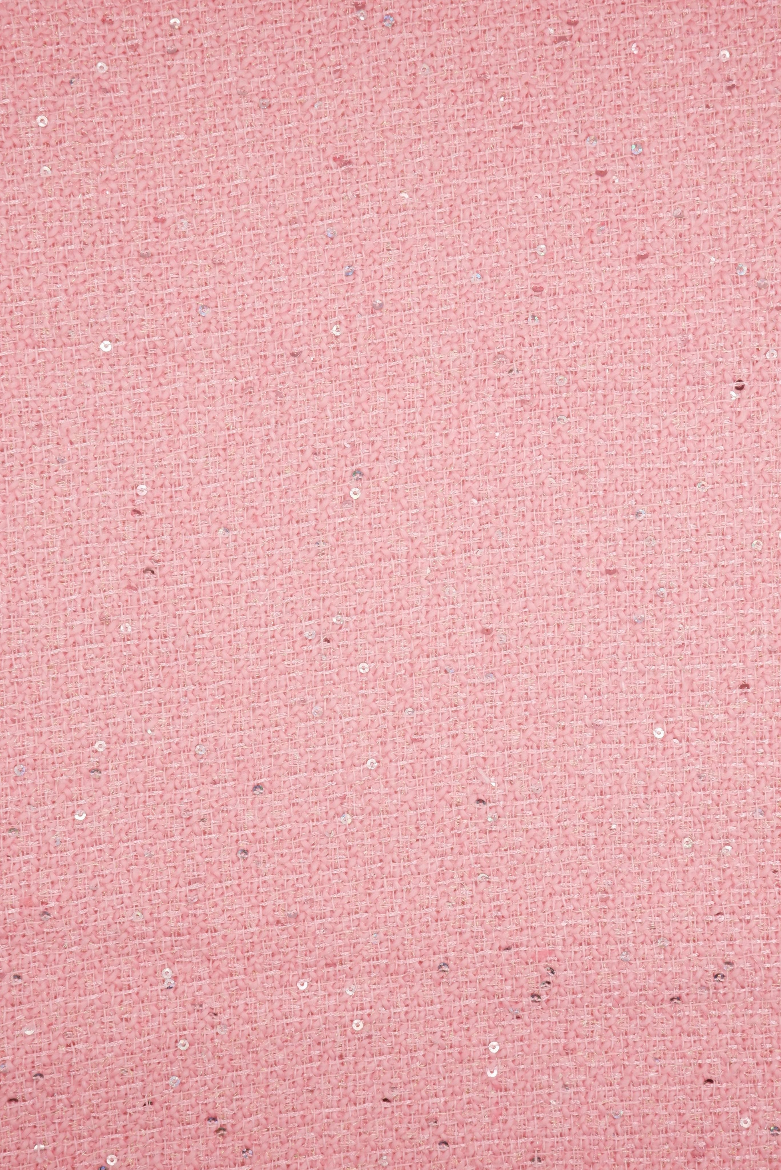 BOUCLE-33571 PINK CAMI DRESS KNIT LUREX OUTERWEAR PINK POLYESTER SEQUINS SKIRTS SOLID TEXTURE TOPS