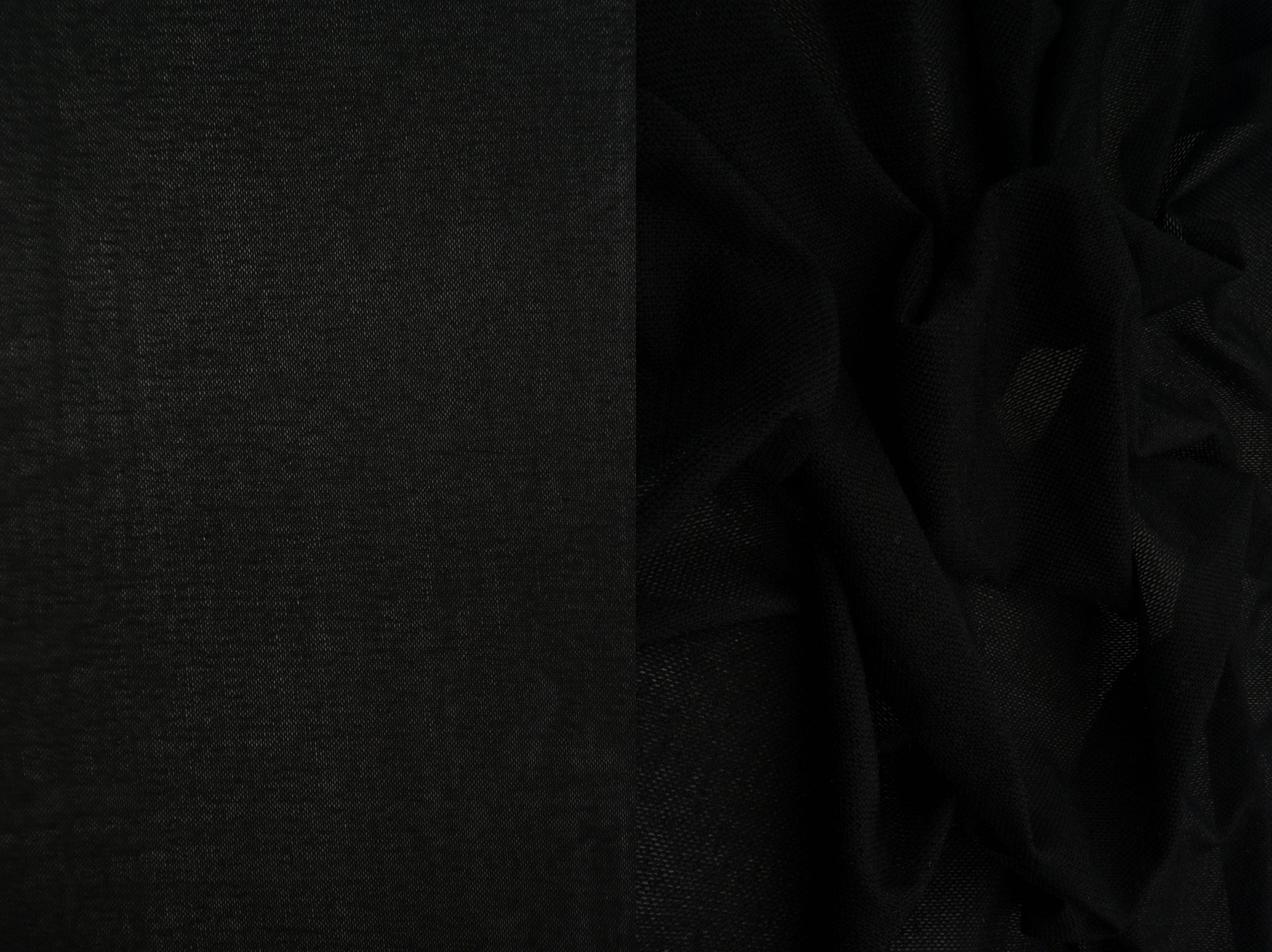 KNT4607 BLACK BLOUSE BOTTOMS CAMI DRESS GLAMORE JERSEY KNIT NO-PRINT PANTS POLYESTER SKIRTS SOLID SPANDEX STRETCH TOPS