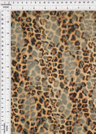 LACE1483-S20351 BROWN ANIMAL BLOUSE BOTTOMS CAMI DIGITAL PRINT DRESS LACE LEOPARD POLYESTER SKIRTS SPANDEX TOPS