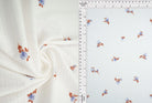 KNT3359-MS11372 IVORY BLOUSE BOTTOMS DAISY FLOWER DITSY DRESS KNIT LOUNGEWEAR PANTS POINTELLE POLYESTER PRINT RAYON RIBBED SKIRTS SPANDEX STRETCH TOPS TUNICS